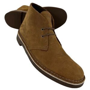 Clark’s Brown Nubuck Leather Chu￼kka Boots Men’s Size 7